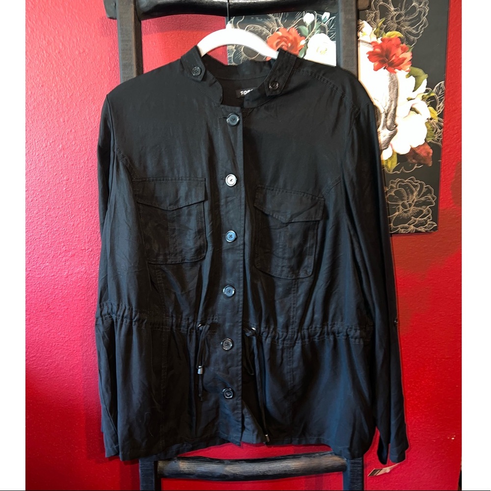 Torrid long sleeve/quarter sleeve utility anorak shacket size 2